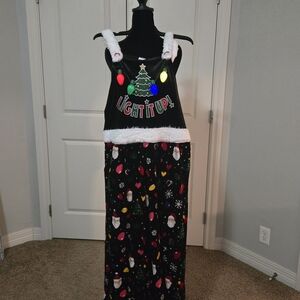 No Boundaries Festive Black Holiday Jumpsuit